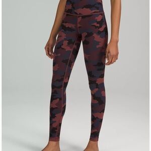 Lululemon 🌻 Camo Print Leggings Sz 4